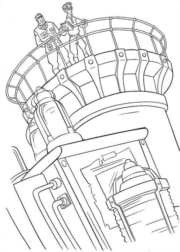 Plansa de colorat cu Atlantis 53 49